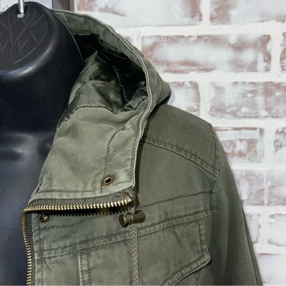 Lucky Brand Olive Jacket women’s large - Picture 6 of 10